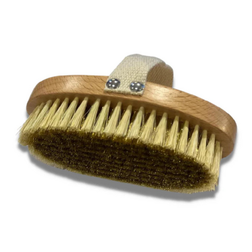 Therasage TheraBrush handheld dry brush with copper bristles