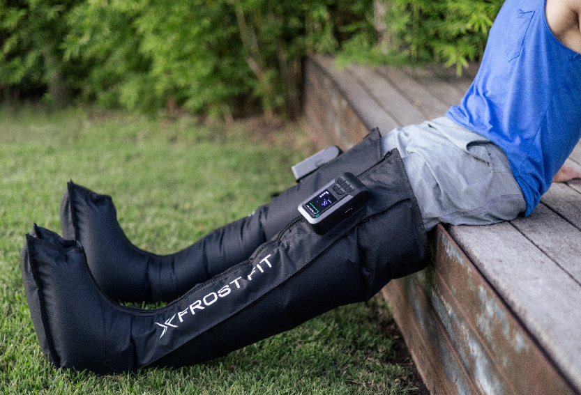Icebound Essentials Recovery Wraps™, Wireless Compression Boots — control panel