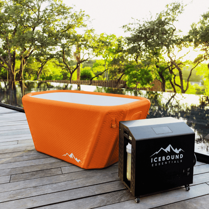 Icebound Essentials The Big Tex Endurance Plunge Tub — control panel