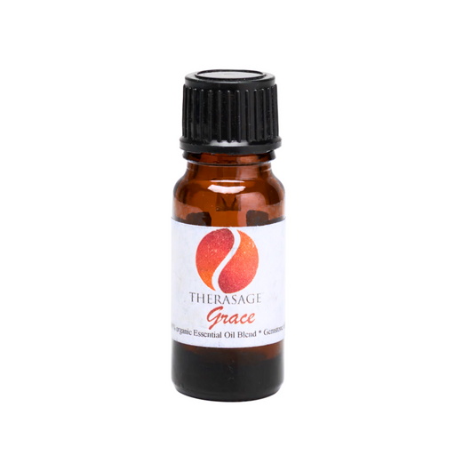 Therasage TheraEssentials organic essential oil blend 10 ml bottle, Grace blend