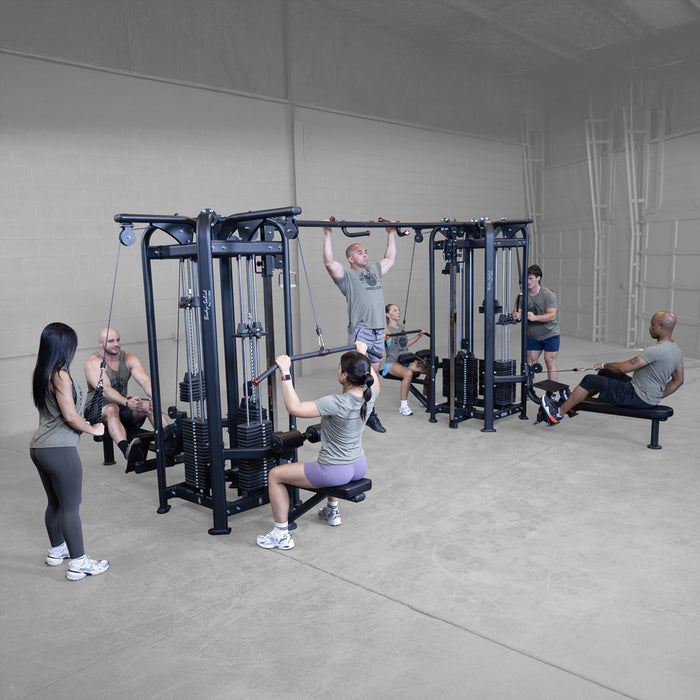 Body Solid Eight-Stack Jungle Gym SJG800 angle view