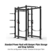 XMARK Viper Power Rack with Storage & Strap Safeties — weight load capacity