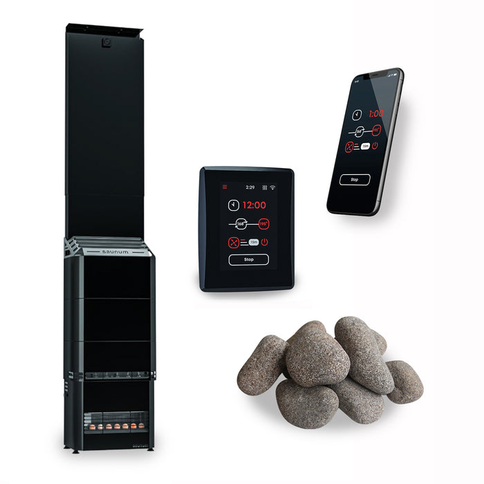 Saunum Air 7 Sauna Heater Package Air Series - 164-AIR70WIFI-CSB-PKG