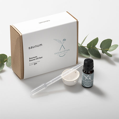 Saunum Aroma Oil Set Eucalyptus Aroma Oil with Reservoir, 10 mL