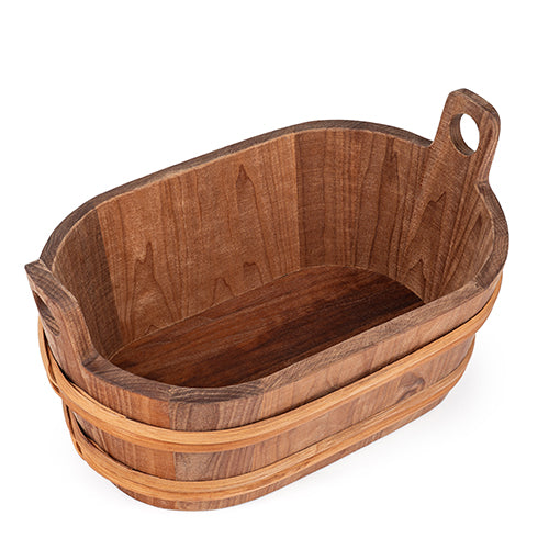 PROSAUNAS Wood Sauna Bucket Oval Wood Sauna Bucket, 7.6-Liter - image 12