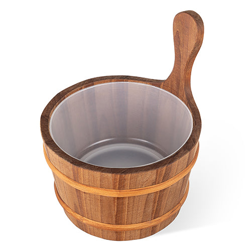PROSAUNAS Wood Sauna Bucket Lined Wood Sauna Bucket, 4-Liter - image 16