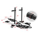 2-Bike E-bike Hitch Rack, EZ-FOLD Fat Tire Electric Bike Carrier
