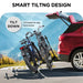 2-Bike E-bike Hitch Rack, EZ-FOLD Fat Tire Electric Bike Carrier