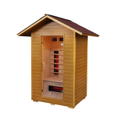 SunRay Burlington 2-Person Infrared Outdoor Sauna HL200D3