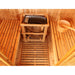 Sunray Aurora 2-4 Person Barrel Sauna - 300SH — full room view