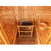 Sunray Solace 2 Person Barrel Sauna 200SH — interior lighting