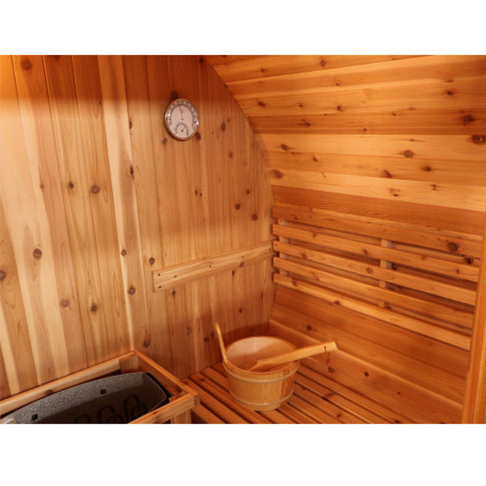 Sunray Solace 2 Person Barrel Sauna 200SH — rear panel