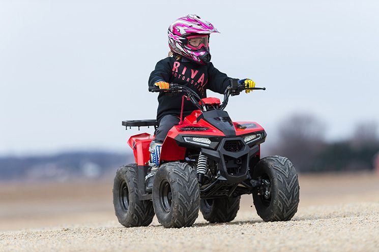 Tao Motor Mudhawk 6 110cc Kids ATV Age 6+ — specifications diagram