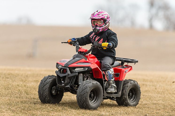 Tao Motor Mudhawk 6 110cc Kids ATV Age 6+ — lifestyle in-use