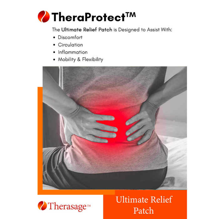 Therasage TheraVibe Ultimate Relief Patch package