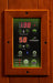 Dynamic Venice Limited Elite 2-person ultra low EMF sauna interior LED control panel