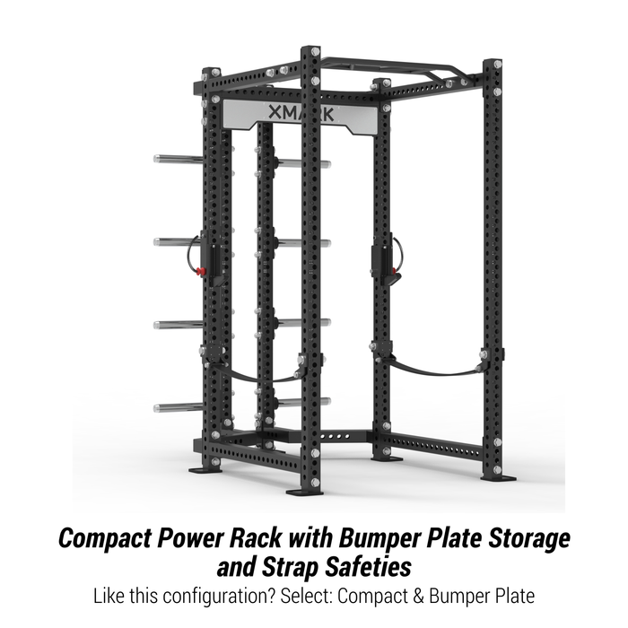 Viper Power Rack with Storage & Strap Safeties — Peak Flow Fitness