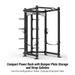 XMARK Viper Power Rack with Storage & Strap Safeties — full setup angle