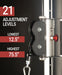 XMARK Functional Trainer With Dual 230 lb Weight Stacks — adjustment mechanism