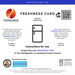 Therasage TheraVibe 6x6 Freshness Card, view 3 of 5