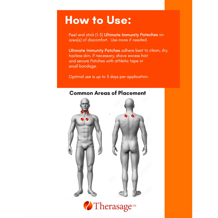 Therasage TheraVibe Ultimate Immunity Patch package, view 3 of 3