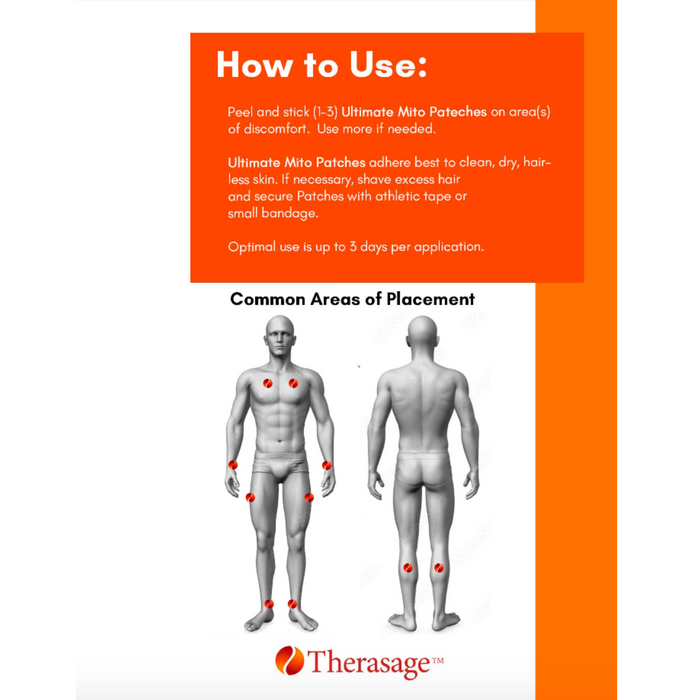 Therasage TheraVibe Ultimate Mito Patch package, view 3 of 3