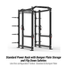 XMARK Viper Power Rack with Storage & Flip Down Safeties — weight load capacity