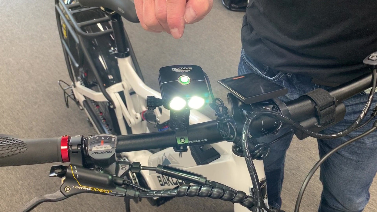 Bakcou 2200 lumen GoPro mount eBike headlight, image 6 of 6