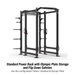 XMARK Viper Power Rack with Storage & Flip Down Safeties — grip and contact surface