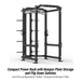 XMARK Viper Power Rack with Storage & Flip Down Safeties — full setup angle