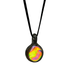 Therasage TheraGlass Energy Pendant on leather necklace, view 3 of 6