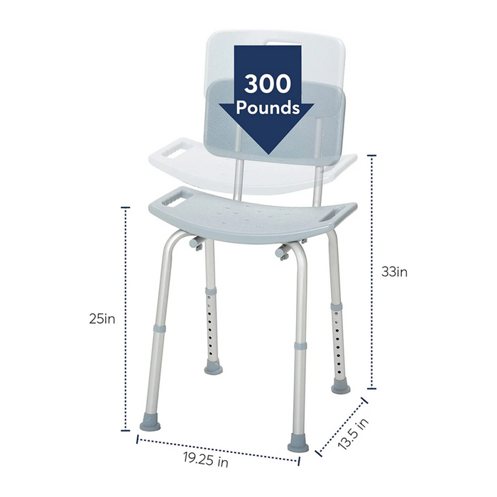 Therasage Sauna Chair Upgraded (Shower Chair) — interior bench layout