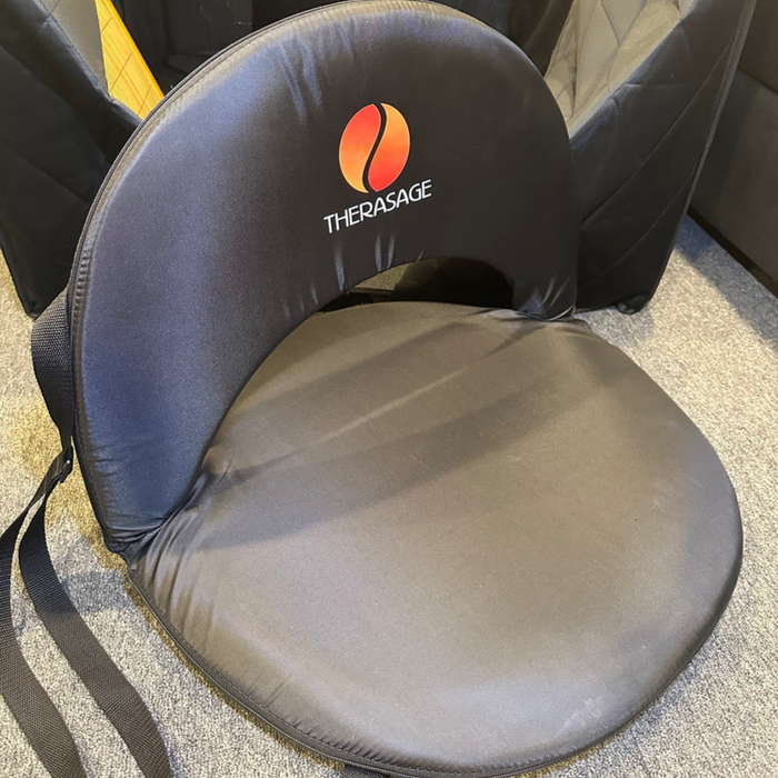 Therasage Thera360 Floor Chair — heater and controls