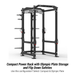 XMARK Viper Power Rack with Storage & Flip Down Safeties — adjustment mechanism