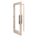 PROSAUNAS Solid Wood Sauna Door with Insulated Glass, 24" x 80"