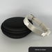 Therasage Bio Bands Sport silicone bracelet, White on Silver