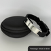 Therasage Bio Bands Sport silicone bracelet, Therasage - Black on Silver