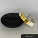 Therasage Bio Bands Sport silicone bracelet, White on Gold