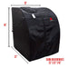 Therasage PLUS Personal Sauna (Black) TH360P-BLK — interior lighting