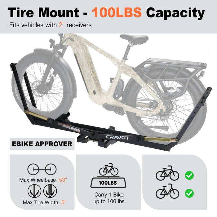 CRAVOT MagRack X1 MAX Foldable Hitch Bike Rack