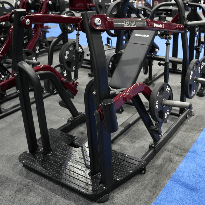 Muscle D Fitness Muscle D Fitness Pro Strength Incline Chest / Shoulder Press - Adjustable - Plate Loa... — additional view 10