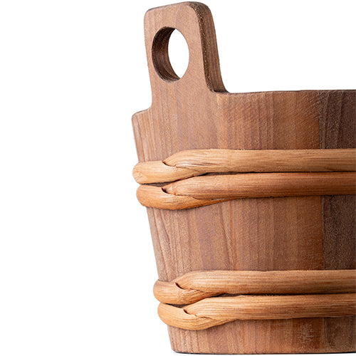 PROSAUNAS Wood Sauna Bucket Oval Wood Sauna Bucket, 7.6-Liter - image 13