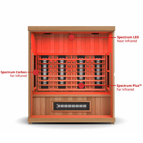 Finnmark FD-3 Full Spectrum Infrared Sauna 4-Person Home Infrared - image 6