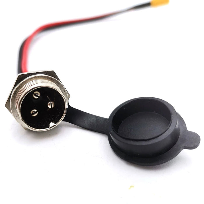 Kaabo USA Electric Scooter Kaabo Universal 3 Pins Charging Port for Kaabo Warrior 11 Warrior X King GT — side profile