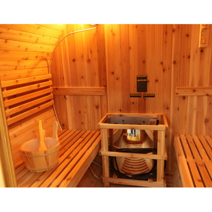 Sunray Oasis 2-4 Person Traditional Canopy Barrel Sauna Oasis 300SC — additional view 9