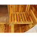 Sunray Oasis 2-4 Person Traditional Canopy Barrel Sauna Oasis 300SC — full room view