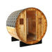 Sunray Aurora 2-4 Person Barrel Sauna - 300SH — interior bench layout