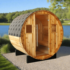Sunray Aurora 2-4 Person Barrel Sauna - 300SH