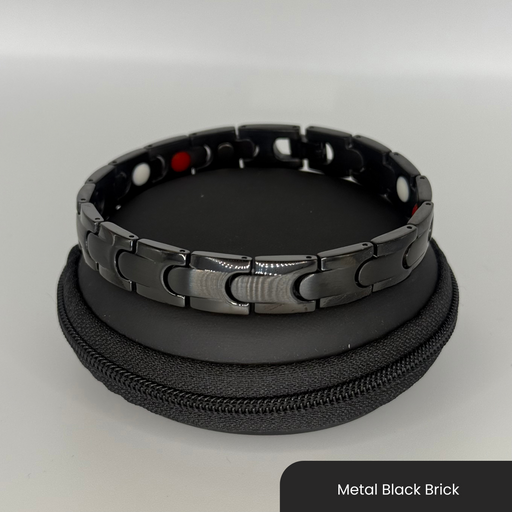 Therasage Bio Bands Metal stainless steel bracelet, Metal Black Brick
