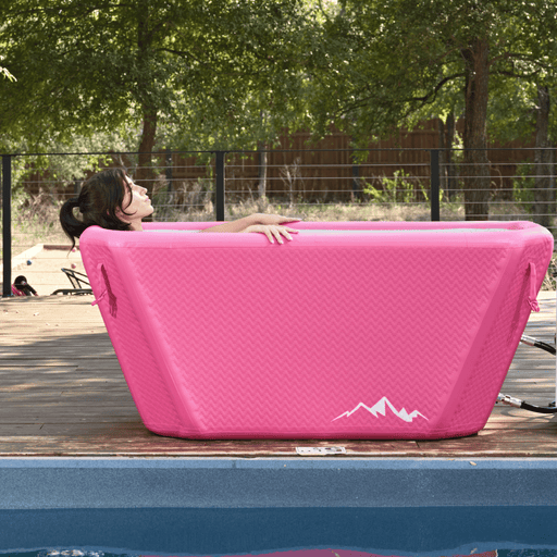Icebound Essentials The Pink Endurance Plunge Tub — full unit view